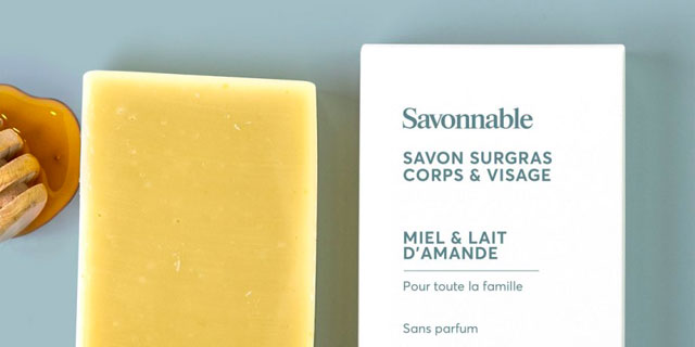 1 x Savon solide Miel & Lait d’amande