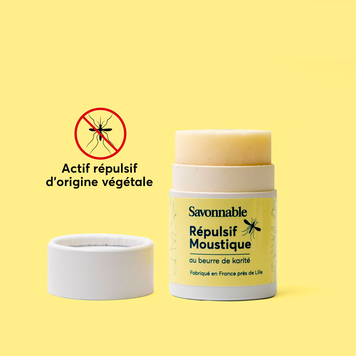 Répulsif <span>Anti-moustique solide - Format pocket</span> - Fabriqué en France