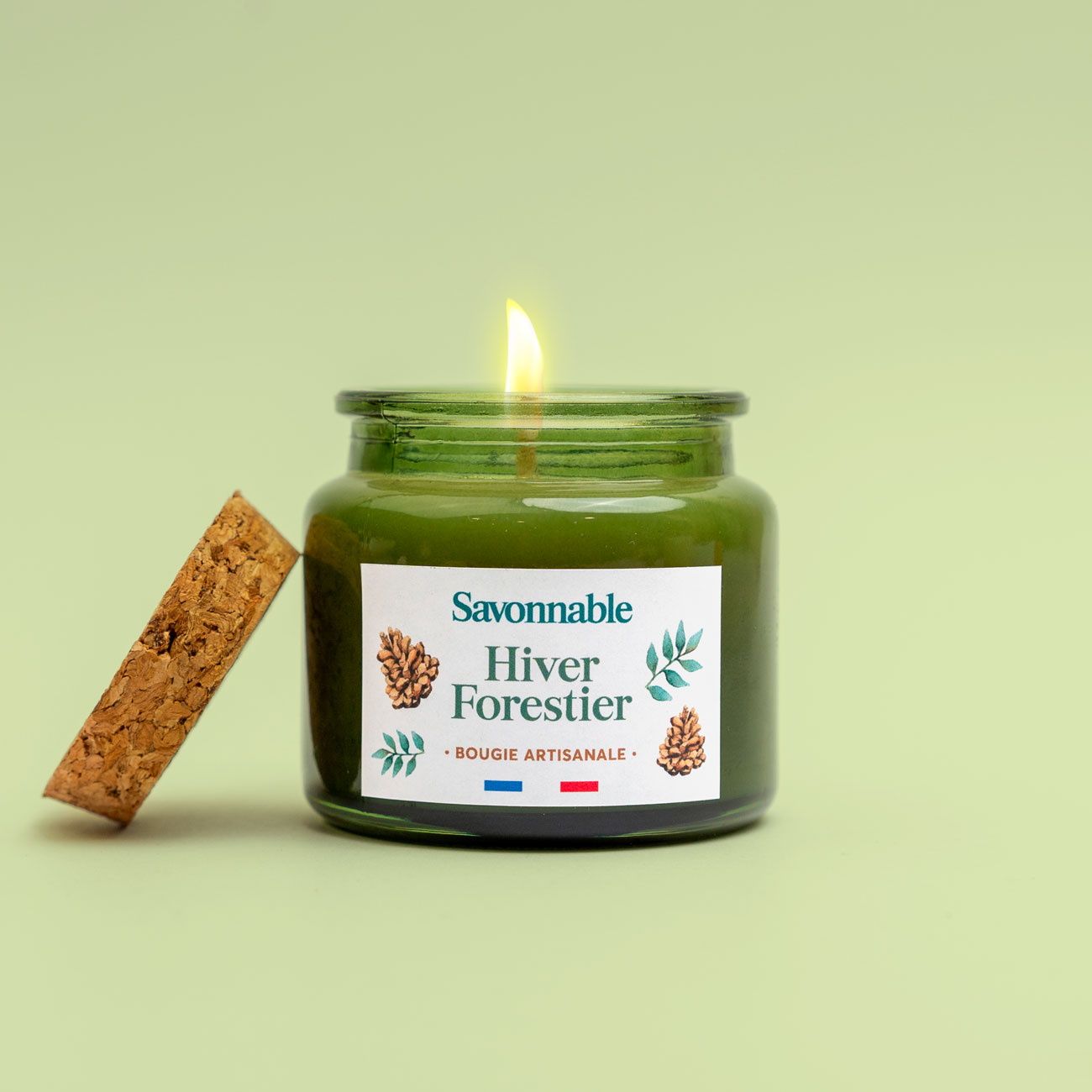 Bougie artisanale <span>Hiver Forestier</span>