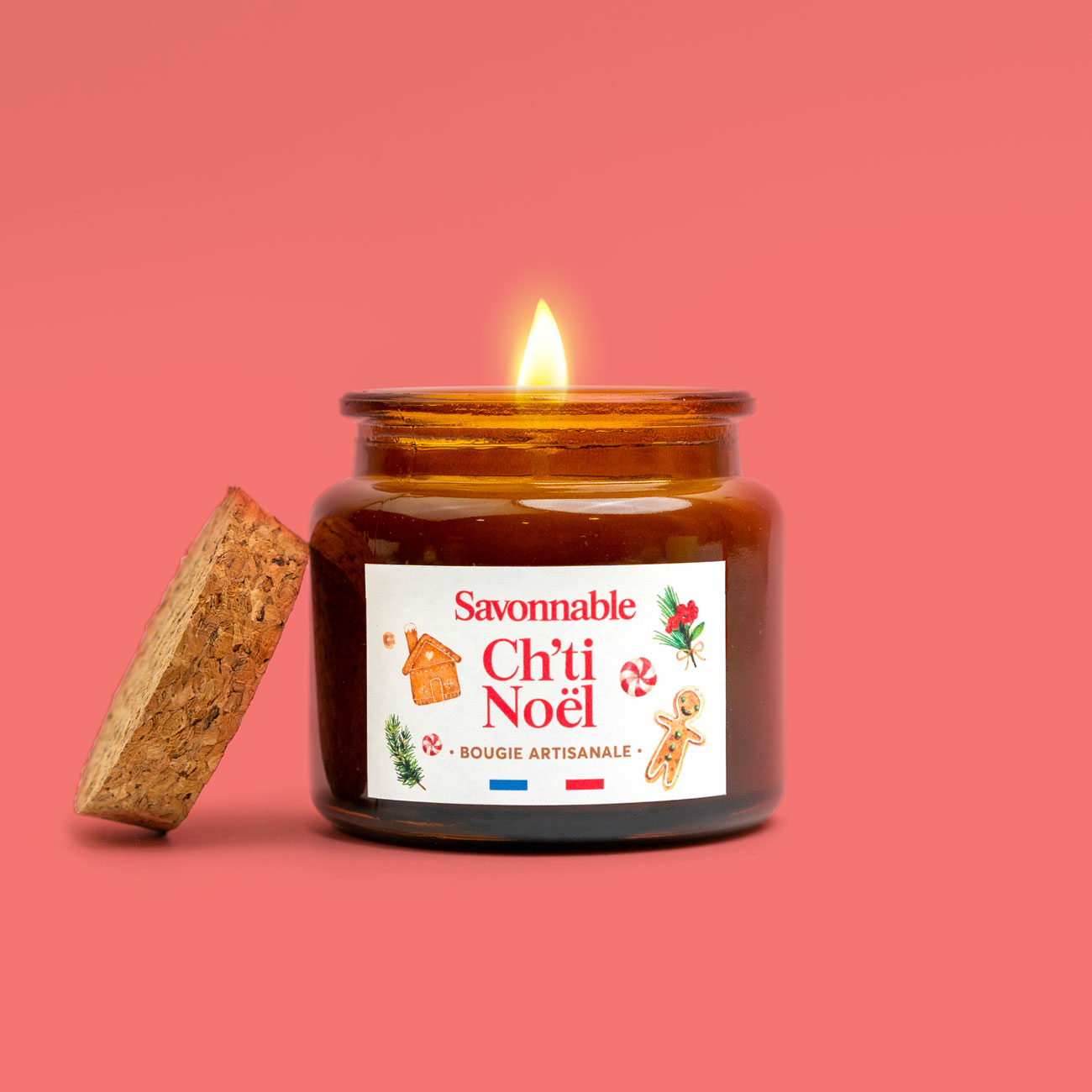 Bougie artisanale <span>Ch'ti Noël</span>