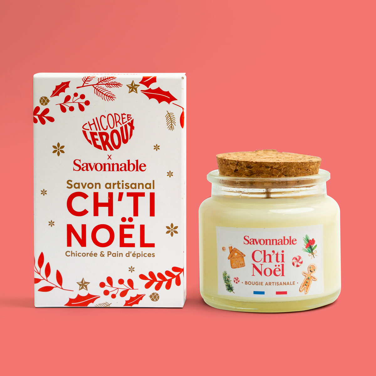 <span>Duo Ch’ti Noël – Savon & Bougie artisanale</span>