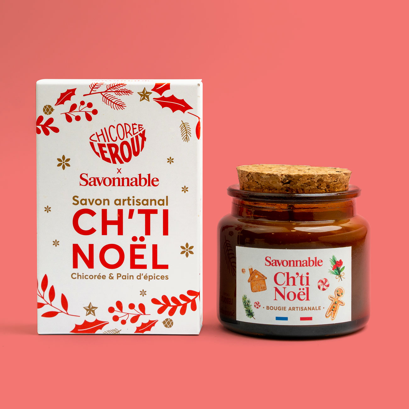 <span>Duo Ch’ti Noël – Savon & Bougie artisanale</span>