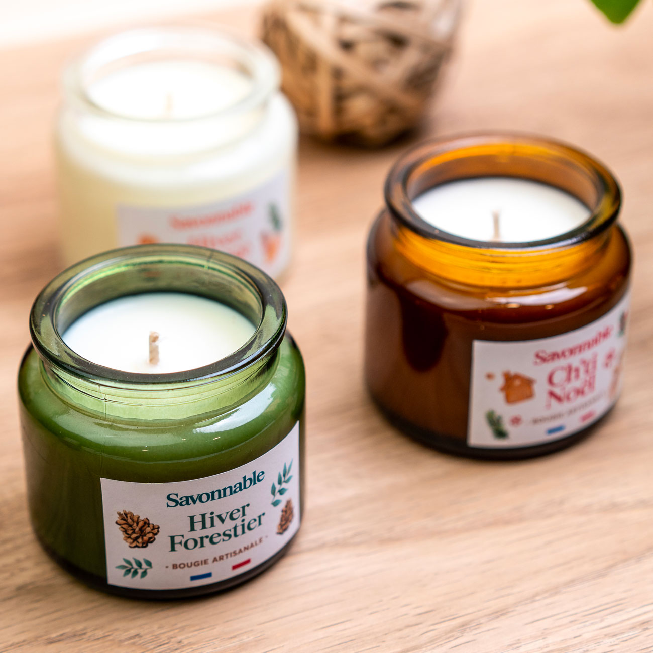 <span>Trio de bougies de Noël</span>