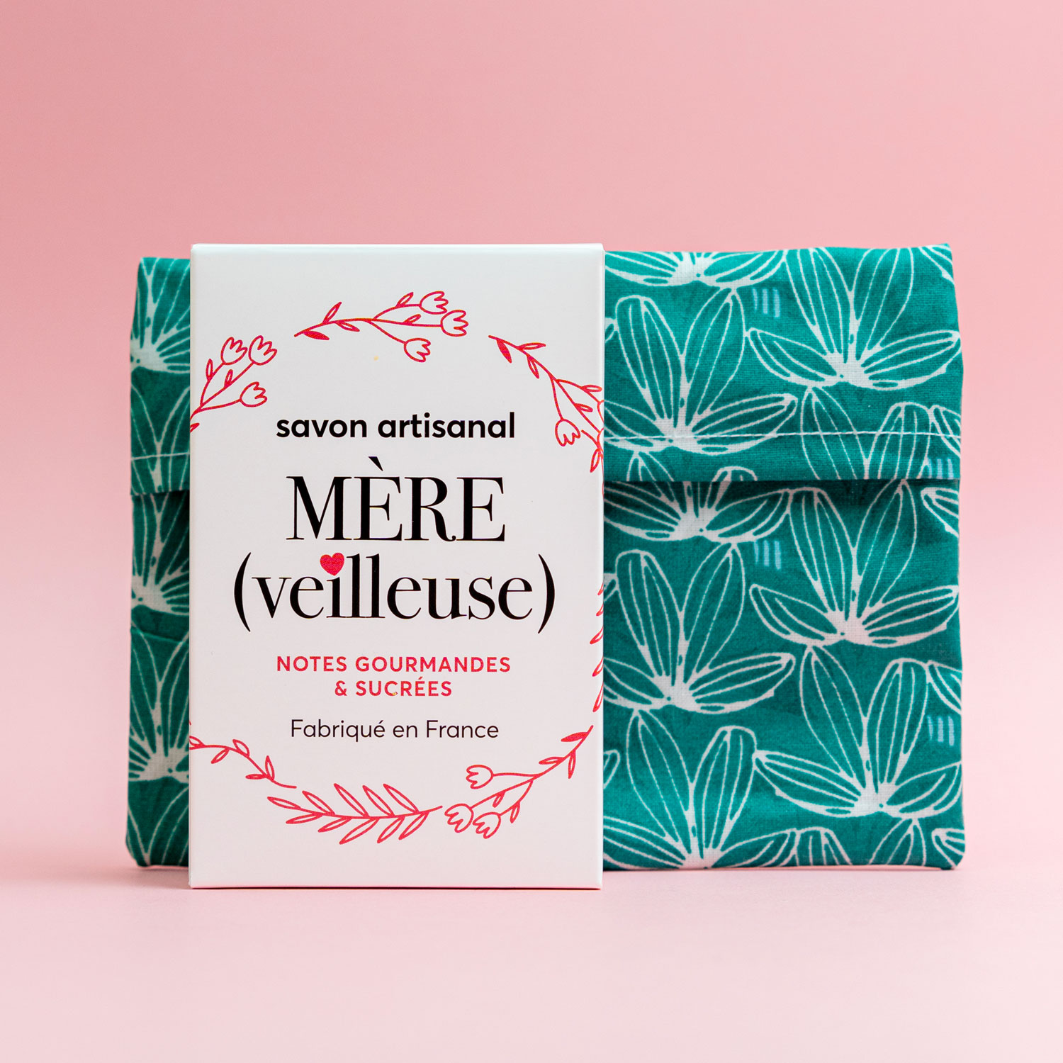 Coffret Cadeau <span>Pochette à savon, Savon Mère (Veilleuse)</span>