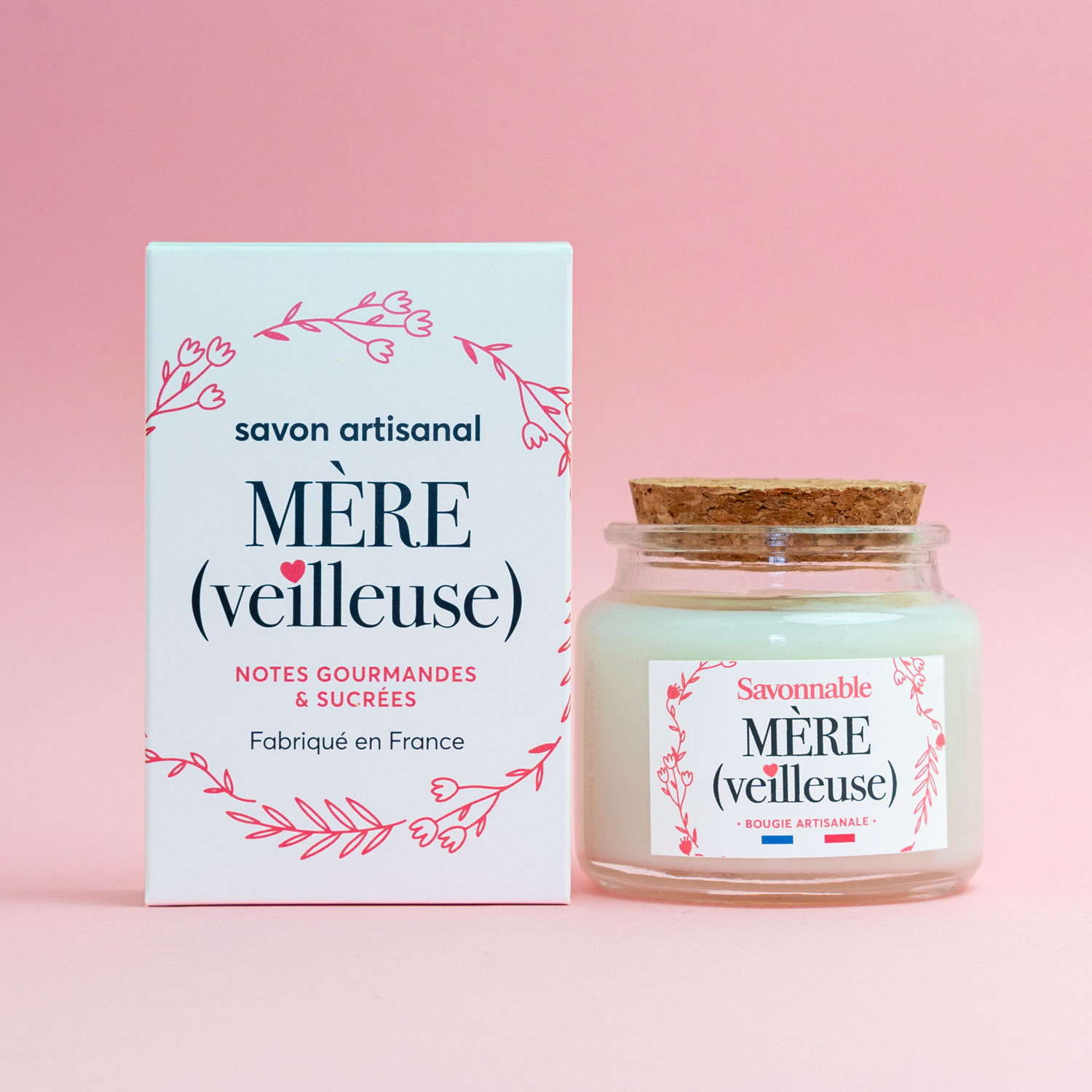 Coffret Cadeau <span>Savon + bougie Mère (Veilleuse)</span>