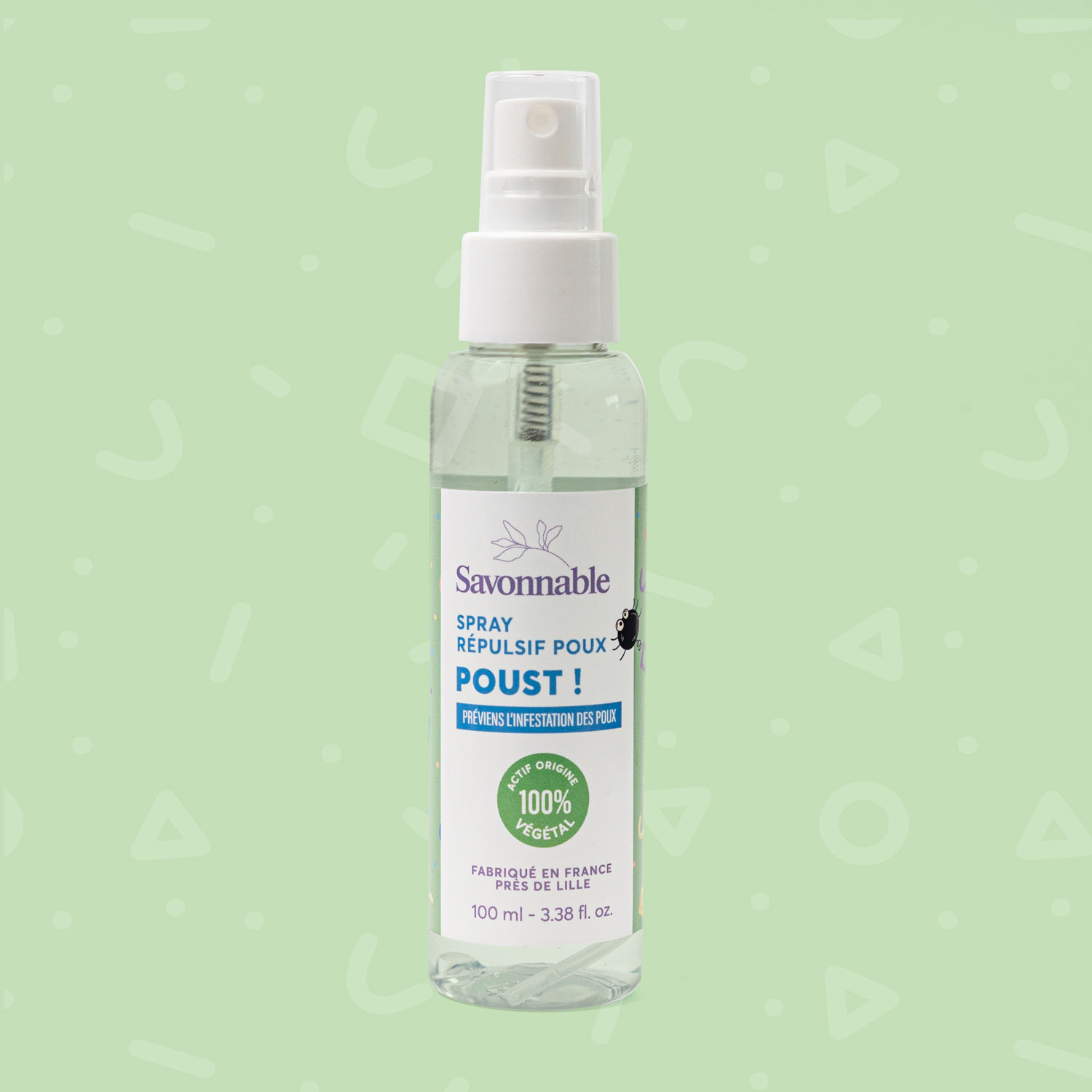 Spray répulsif<span> Poust ! Anti-poux</span> - Fabriqué en France